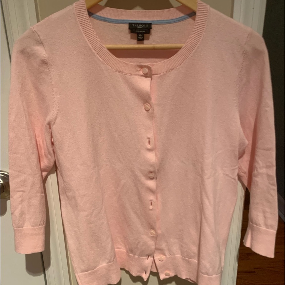 Talbots Women’s Petite Medium Pink Long Sleeve